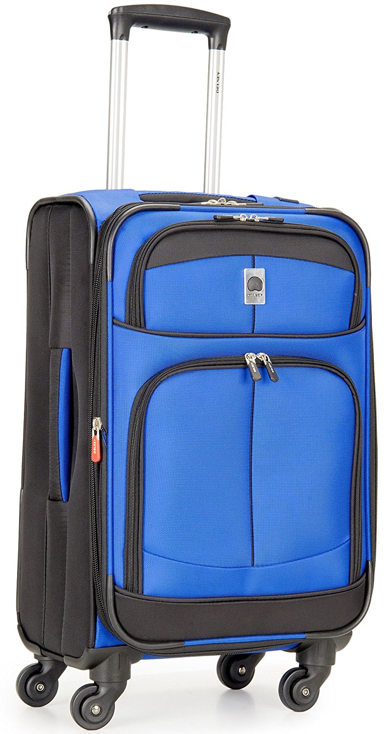 Delsey Luggage Agility Softside 21Inch CarryOn Expandable Spinner eBay